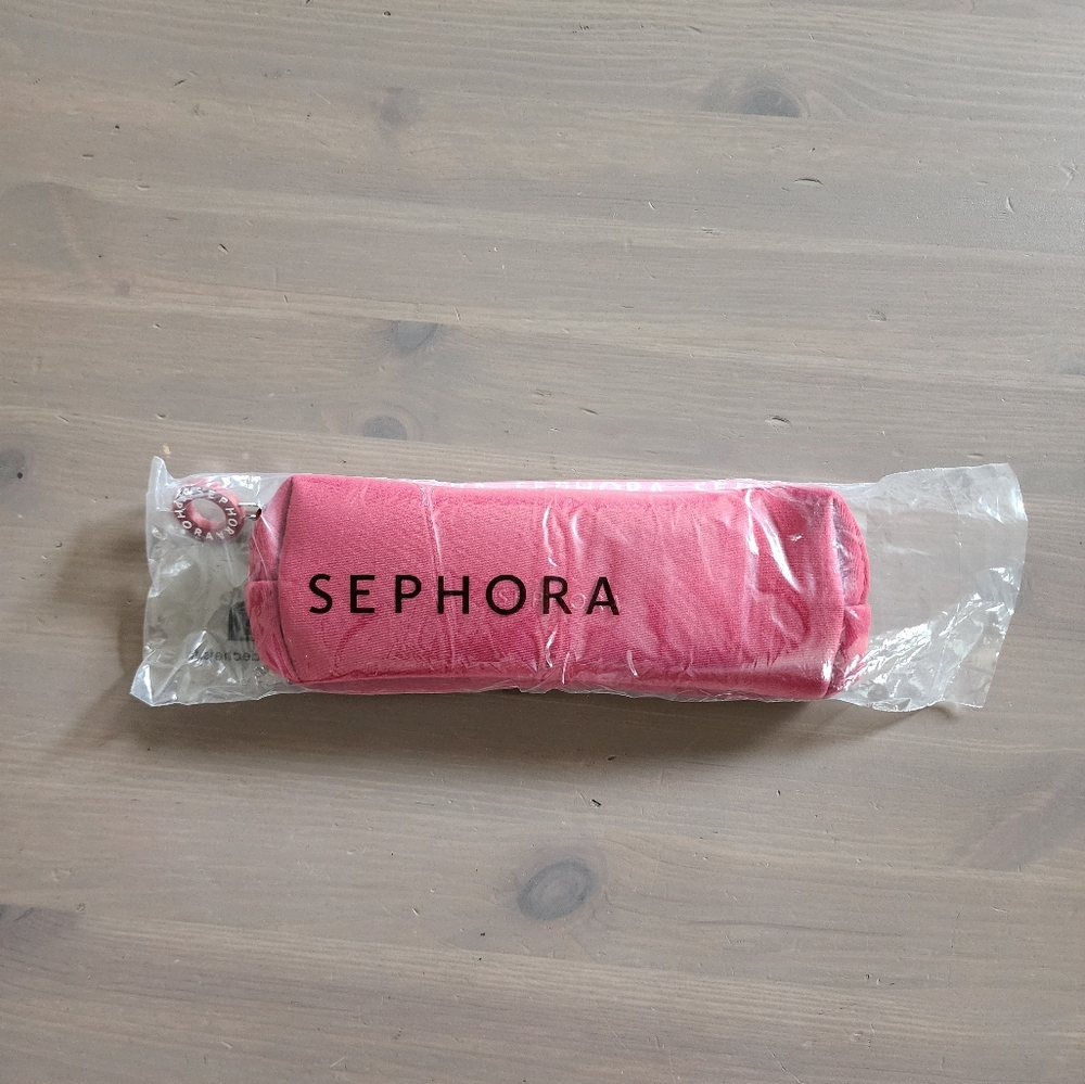 Sephora Vibrant Red Cosmetic Pouch